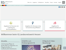 Tablet Screenshot of hessen.netzwerk-iq.de